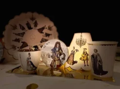 Boutiques de musées 2 Abat-jour de papier pour verres à pied 