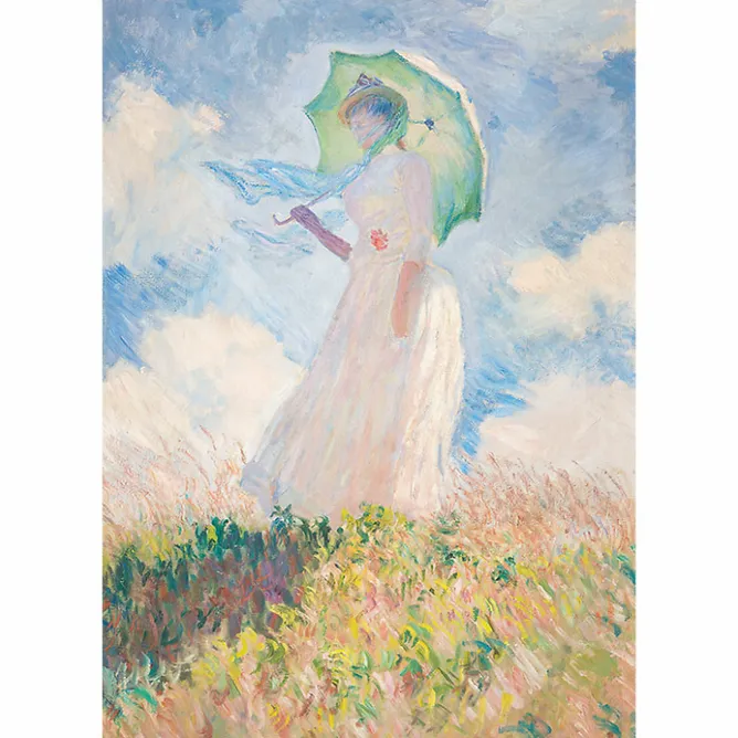 Affiches Et Reproductions<Boutiques de musées Affiche Claude Monet - Femme à l'ombrelle tournée vers la gauche, 1886