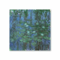 Affiches Et Reproductions<Boutiques de musées Affiche Claude Monet - Nymphéas bleus, entre 1916 et 1919 - 60x60cm
