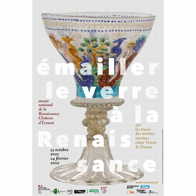 Boutiques de musées Affiche de l'exposition - Émailler le verre à la Renaissance - 40 x 60 cm Best