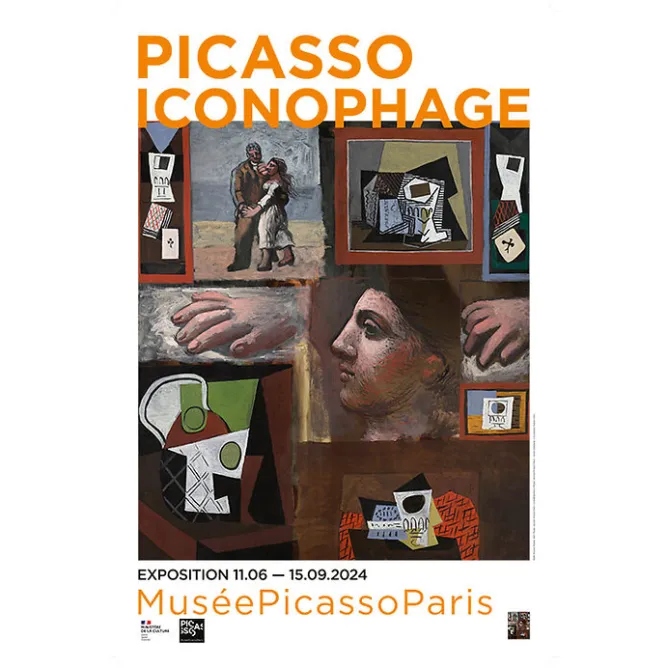Boutiques de musées Affiche de l'exposition - Picasso Iconophage - 40x60 cm Online
