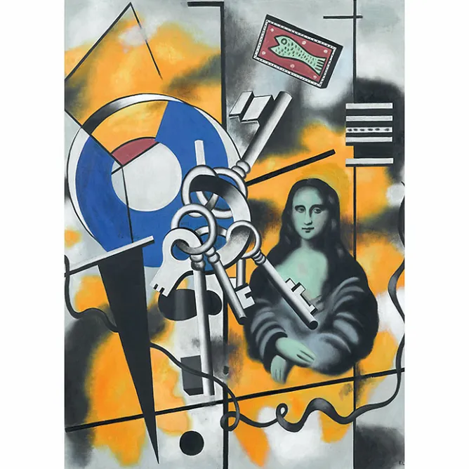 Boutiques de musées Affiche Fernand Léger - La Joconde aux clés, 1930 - 50x70cm Online