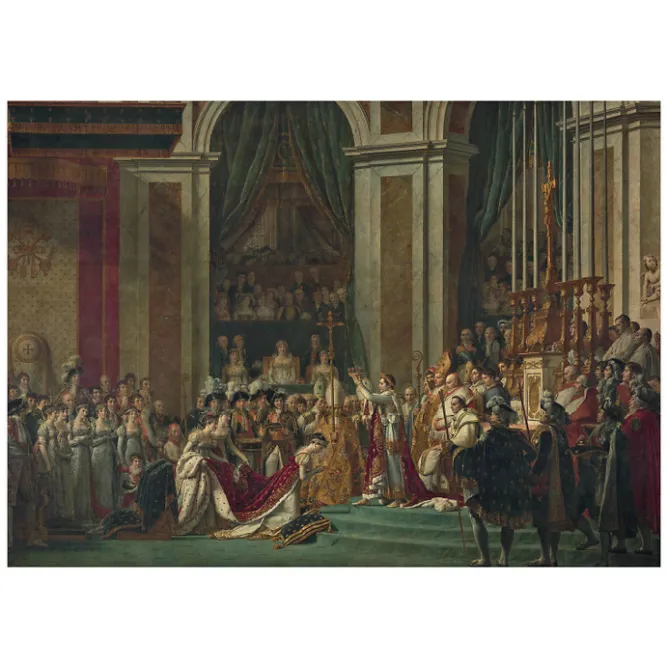Affiches Et Reproductions<Boutiques de musées Affiche Jacques-Louis David - Sacre de l'empereur Napoléon Ier - 50 x 70 cm