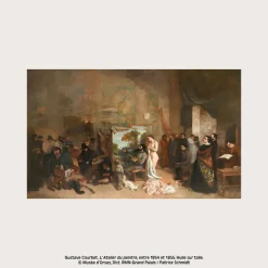 Affiches Et Reproductions<Boutiques de musées Affiche L'atelier du peintre (Gustave Courbet) de Karlotta Freier - Kiblind