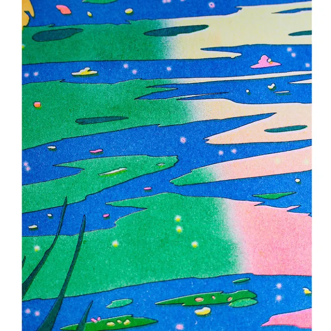 Affiches Et Reproductions<Boutiques de musées Affiche Le Bassin aux nymphéas, harmonie rose (Claude Monet) par María Medem - Kiblind