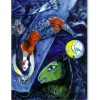 Affiches Et Reproductions<Boutiques de musées Affiche Marc Chagall - Le cirque bleu, 1950