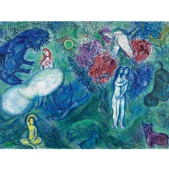 Boutiques de musées Affiche Marc Chagall - Le paradis Best