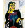 Affiches Et Reproductions<Boutiques de musées Affiche Pablo Picasso - Dora Maar assise