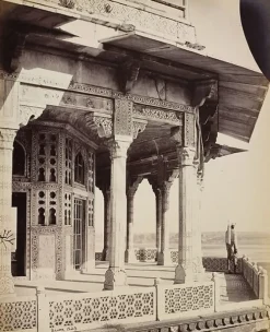 Toiles Encadrées|Affiches D'Art Encadrées<Boutiques de musées Agra. Le fort rouge. La Musamman Burj, 1863-1870 (toiles encadrées)