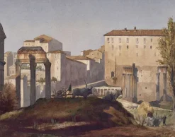Boutiques de musées Album d'Italie, antiquités de Rome. Forum et Palatin. Vue du Forum du côté du Tabularium (panneaux aluminium)