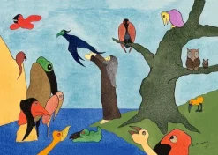 Boutiques de musées Ancien Testament « Dieu crée les oiseaux », N°9, 1921 (panneaux acryliques) Online