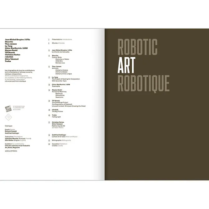 Catalogues D'Exposition<Boutiques de musées Art robotique - Catalogue d'exposition