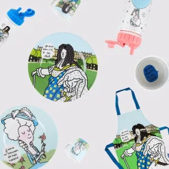 Art De La Table<Boutiques de musées Assiette Marie-Antoinette J'aime m'occuper de mes rosiers