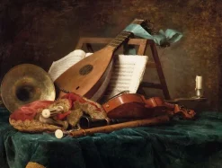 Toiles Sur Châssis|Toiles Encadrées<Boutiques de musées Attributs de la musique (toiles sur châssis)
