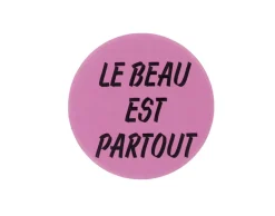 Boutiques de musées Badge Fernand Léger - Le beau est partout - Rose Outlet