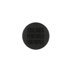 Pin'S<Boutiques de musées Badge Soulages. Peintures sur papier