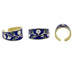 Boutiques de musées Bague ajustable Louis Janmot - Fleur des champs Discount