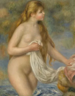 Boutiques de musées Baigneuse aux cheveux longs (toiles encadrées) Best