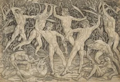 Boutiques de musées Bataille de dix hommes nus (panneaux aluminium) Discount