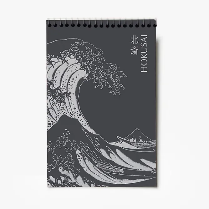 Cahiers Et Carnets<Boutiques de musées Bloc croquis à spirales Hokusai