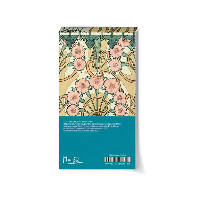 Boutiques de musées Bloc notes Alphonse Mucha - Documents décoratifs, planche 30 Sale