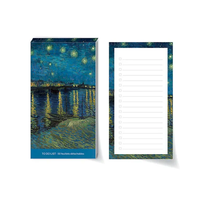 Boutiques de musées Bloc notes Vincent van Gogh - La Nuit étoilée, 1888 New