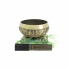 Art De La Maison<Boutiques de musées Bol chantant Tibétain avec Symboles - Noir 10 cm