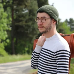 Accessoires<Boutiques de musées Bonnet Miki Docker vert - 100% laine recyclée