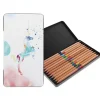 Boutiques de musées Boîte 12 crayons de couleurs duo Licorne New