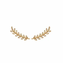Boucles D'Oreilles<Boutiques de musées Boucles contour d'oreilles Feuilles de laurier