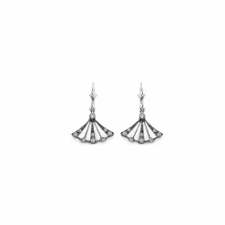 Boutiques de musées Boucles d'oreilles Art Nouveau Éventail