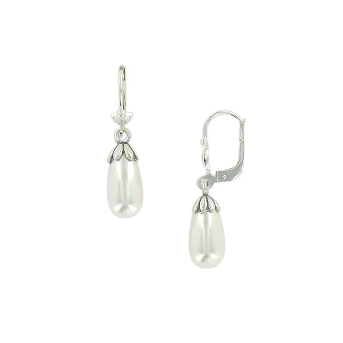 Boutiques de musées Boucles d'oreilles Art nouveau Perles