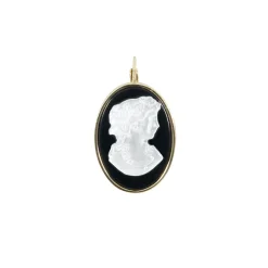 Boutiques de musées Boucles d'oreilles Camée Flore Outlet