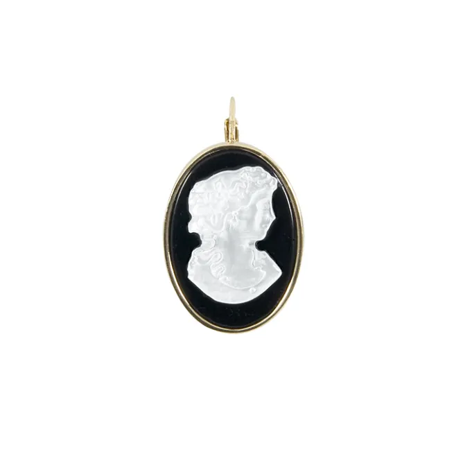 Boutiques de musées Boucles d'oreilles Camée Flore Outlet