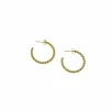 Boutiques de musées Boucles d'oreilles demi créoles torsadées Best
