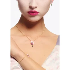 Boucles D'Oreilles<Boutiques de musées Boucles d'oreilles dormeuses Violette - Les Néréides