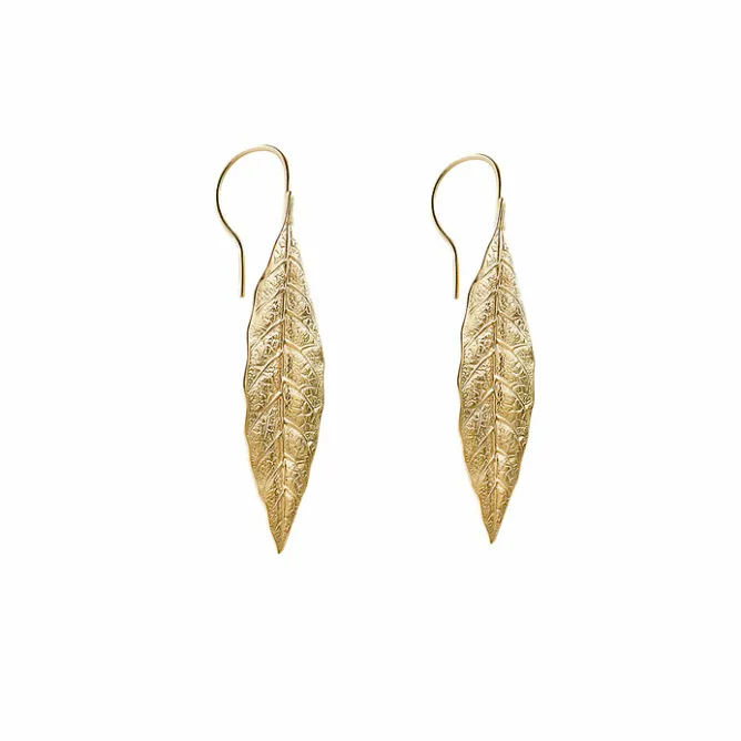 Boutiques de musées Boucles d'oreilles Feuille de laurier Outlet