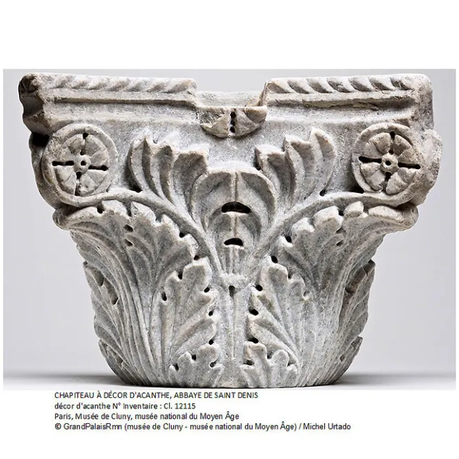 Boutiques de musées Boucles d'oreilles Feuilles d'acanthe New