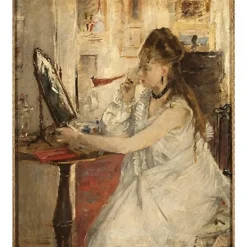 Boucles D'Oreilles<Boutiques de musées Boucles d'oreilles Jeune femme se poudrant