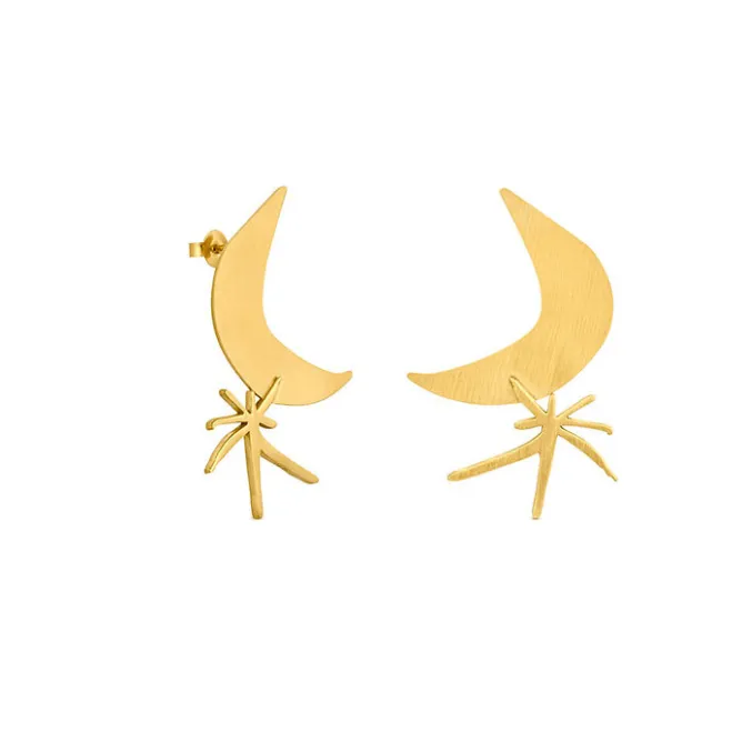 Boucles D'Oreilles<Boutiques de musées Boucles d'oreilles Joan Miró Lune et étoile