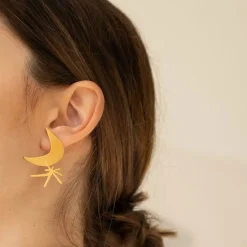 Boucles D'Oreilles<Boutiques de musées Boucles d'oreilles Joan Miró Lune et étoile