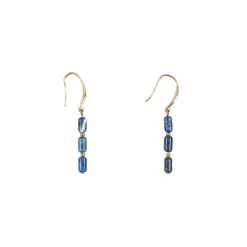 Boutiques de musées Boucles d'oreilles pendantes Antiques avec pierres bleues Best