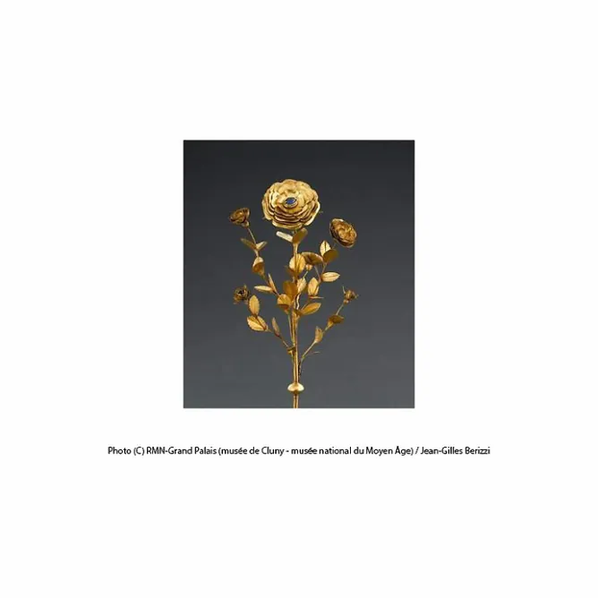 Boucles D'Oreilles<Boutiques de musées Boucles d'oreilles puces Rose de Cluny