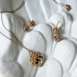 Boucles D'Oreilles<Boutiques de musées Boucles d'oreilles puces Rose de Cluny