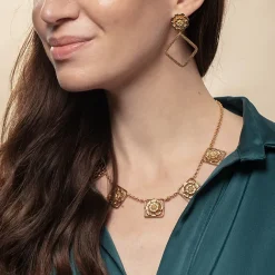 Boucles D'Oreilles<Boutiques de musées Boucles d'oreilles Rosace Petit modèle