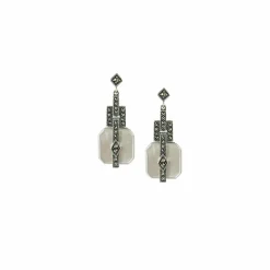 Boutiques de musées Boucles d'oreilles Rosine Nacre - La Metrop Compagnie Clearance