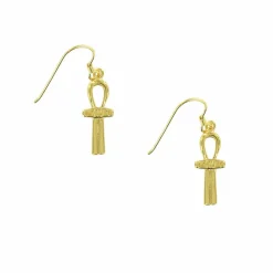 Boucles D'Oreilles<Boutiques de musées Boucles d'oreilles Signe de vie - Plaqué or