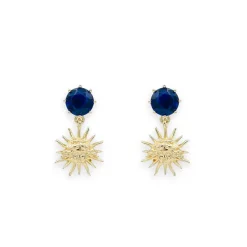 Boucles D'Oreilles<Boutiques de musées Boucles d'oreilles Soleil Dormeuses - Les Néréides