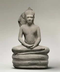Boutiques de musées Bouddha en méditation sur le naga (toiles encadrées) Clearance