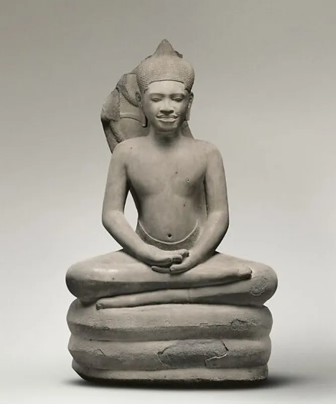 Panneaux Aluminium|Panneaux Acryliques<Boutiques de musées Bouddha en méditation sur le naga (panneaux aluminium)